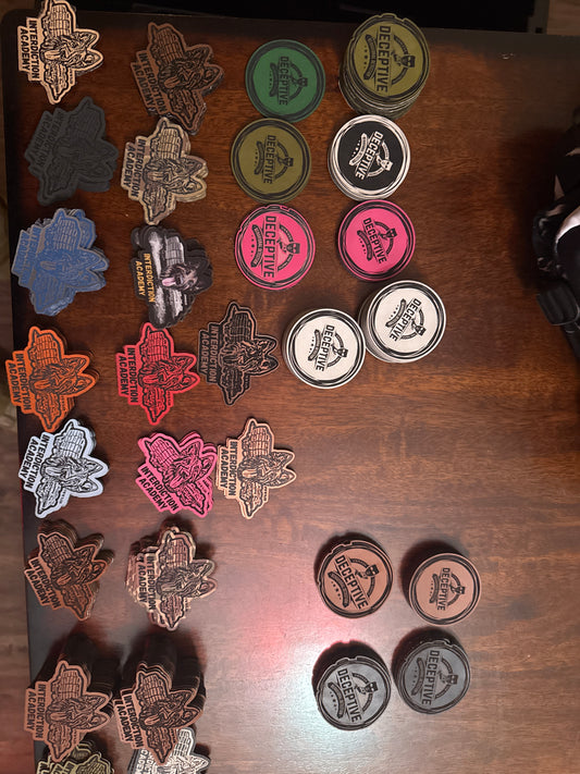 - Custom Engraving & Patch Orders