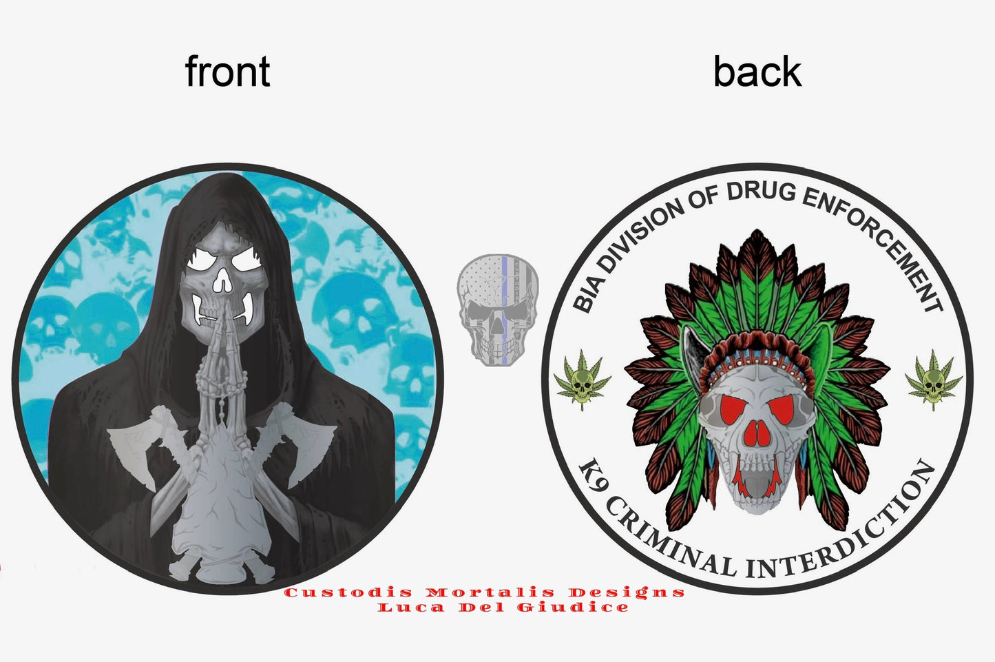 6th Edition – Limited BIA K9 Criminal Interdiction Challenge Coin (Presale of 400 Coins)