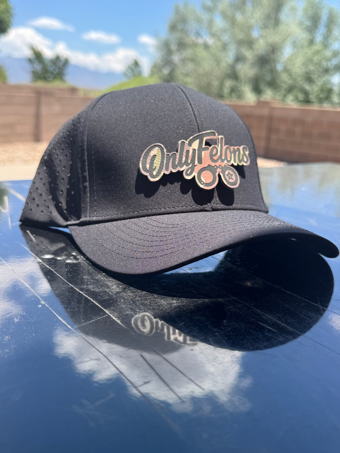 A “Only Felons” - SnapBack Hat - Performance Series Hat (Black)
