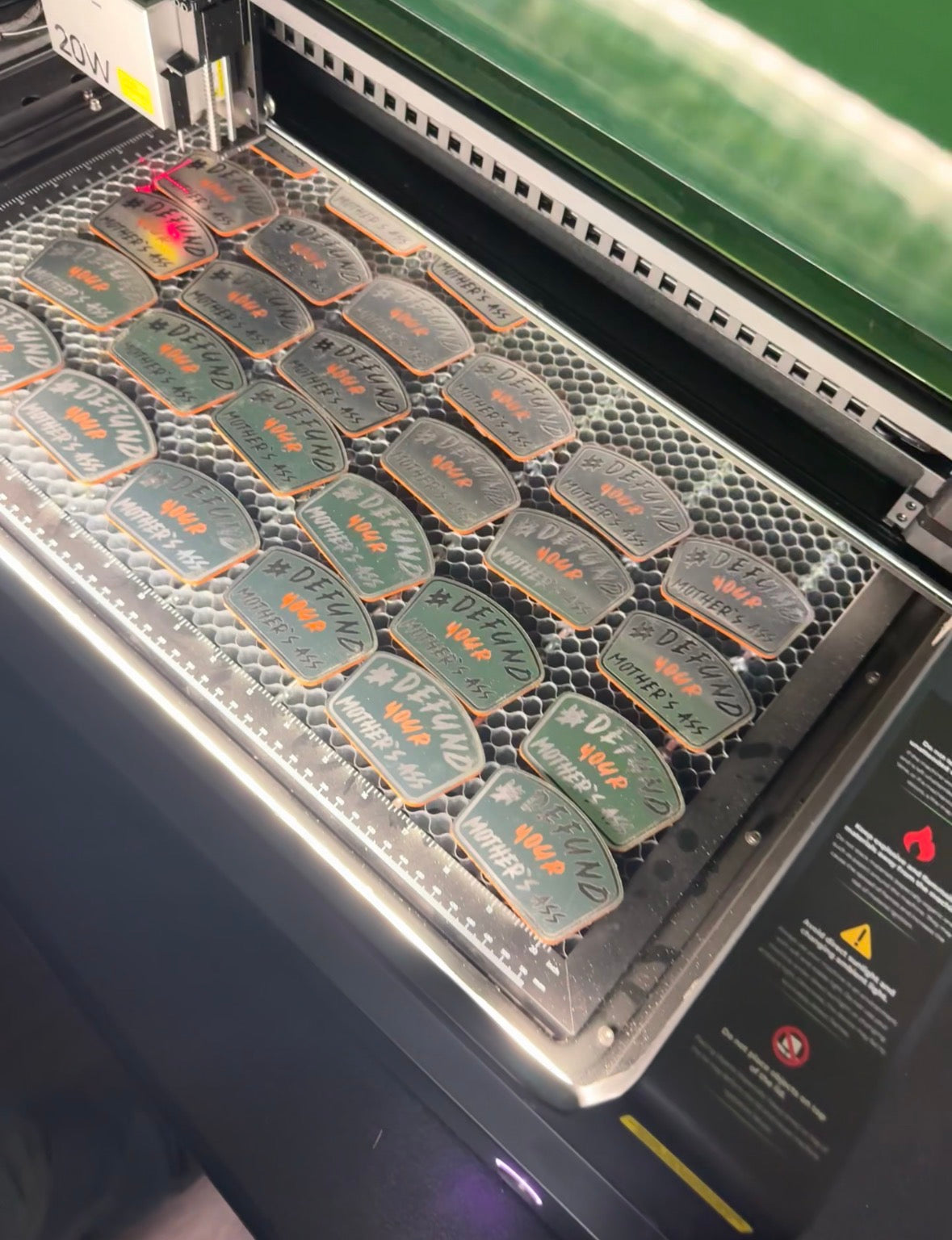 - Custom Engraving & Patch Orders